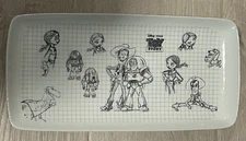 Disney Toy Story Sketchbook Ceramic Platter NEW