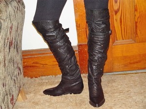 80s slouch boots