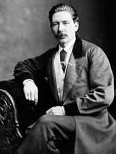English Magician And Visionist John Nevil Maskelyne 1890 OLD PHOTO