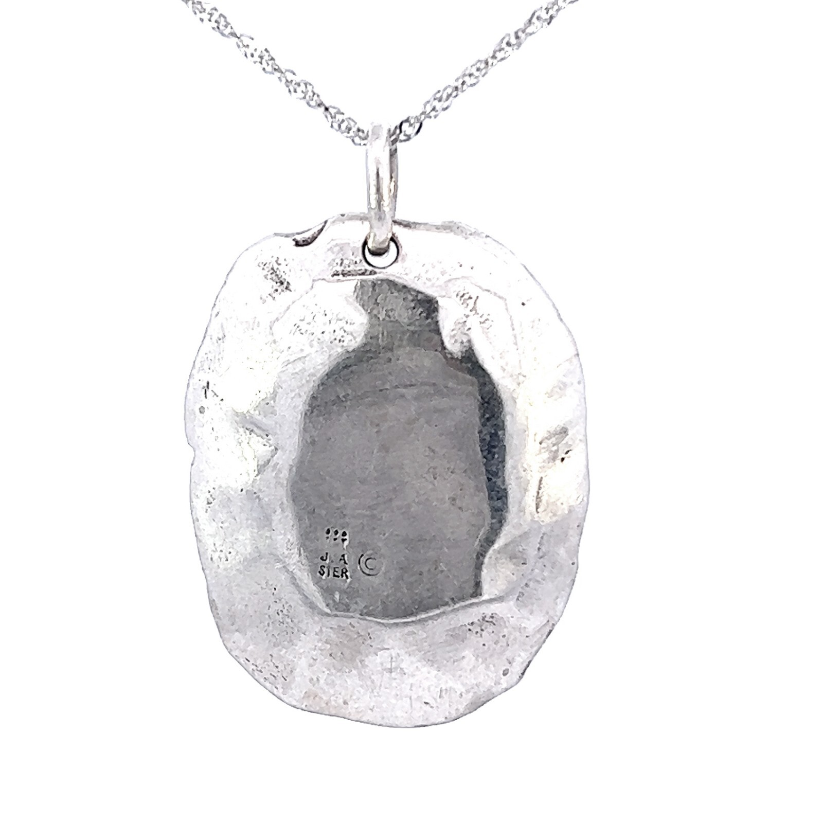 RARE JAMES AVERY STERLING SILVER ST. CHRISTOPHER PEND… Gem