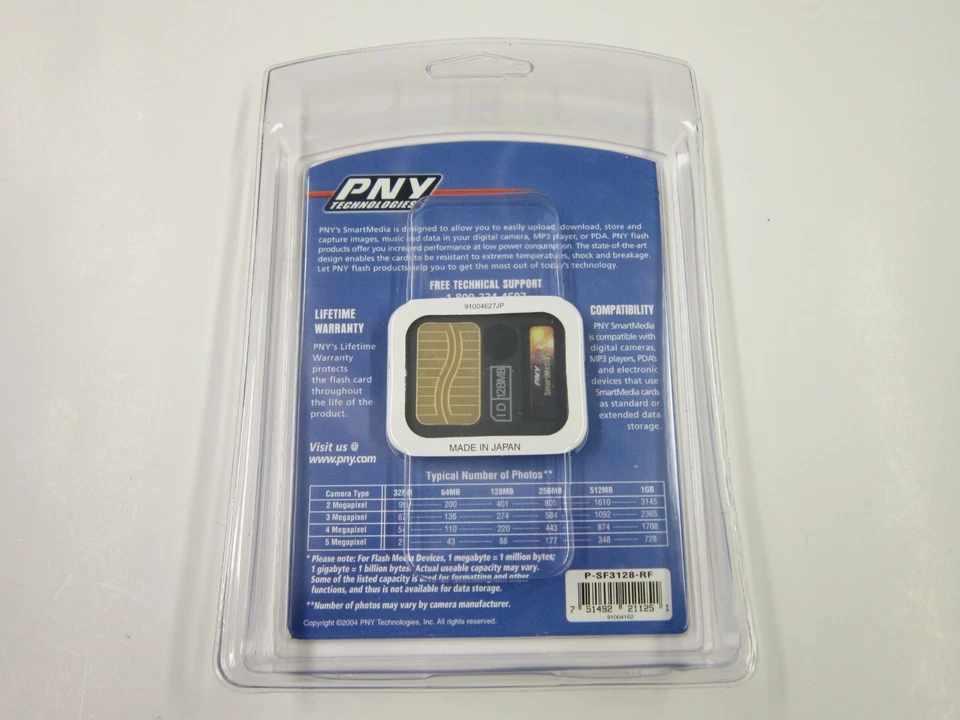 PNY P-SF3128-RF 128MB SmartMedia Memory Card - Image 3 of 4