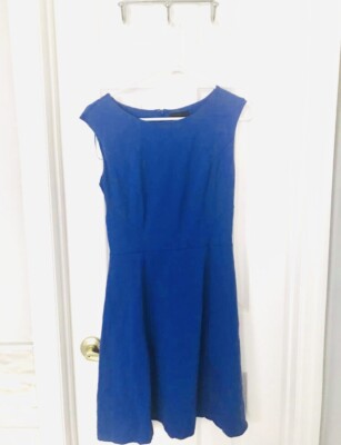 Cynthia Rowley Womens Royal Cobalt Blue Dress - Size Small Stretch