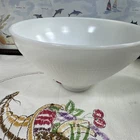 Vintage Waffle Pattern 10” Milk Glass Floor Lamp Shade #824160