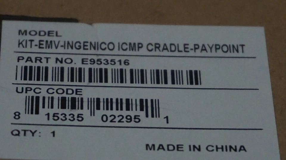 -NEW-ELO EMV INGENICO ICMP CRADLE FOR PAYPOINT IPAD/ANDROID/WINDOWS POS TERMINAL - Image 2 of 3