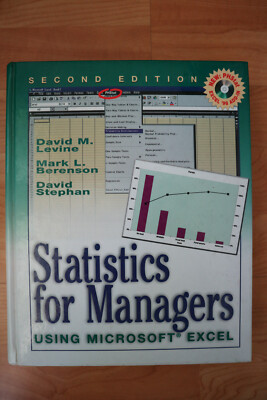 Statistics for Managers Using Microsoft Excel 2nd von Levine et al. Sehr Gut!!