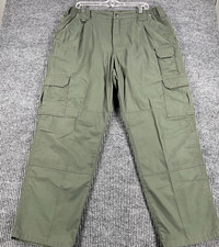 5.11 Tactical Series Pants Mens 38x30 Green Cargo Utility Security Police Work