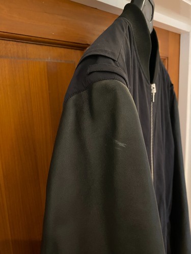 The Kooples Herren Bomberjacke schwarz 100% Lammleder Ärmel Gr. L - Bild 8 von 16