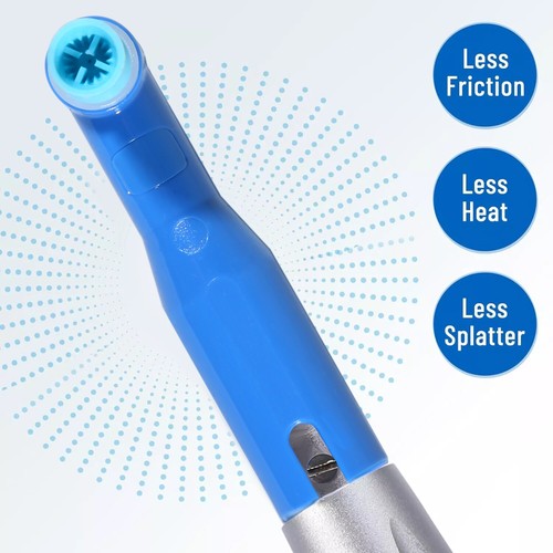 360°Swivel Dental Hygiene Prophy Handpiece Air Motor 2/4 Hole & 4:1 Nose Cone - Picture 34 of 36