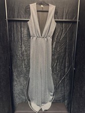 Vintage Y2K Silver Lurex Jumpsuit