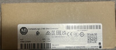 AB CompactLogix 2 MB ENET Controller 1769-L33ER