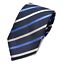 Miniaturansicht 7  - Seiden-Krawatte Binder 100% Seide hochwertig gestreift schmal stilvoll