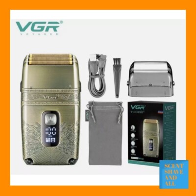 VGR Triple Foil Shaver Elektrorasierer Close Skin Fade Waterproof V-335 FAST P&P