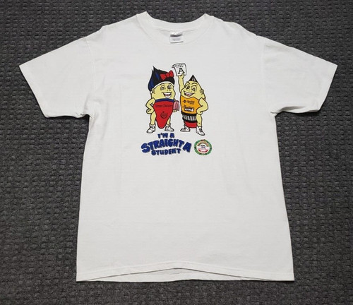 Vintage Hanes Men's LARGE T Shirt Hawaii Straight A Student