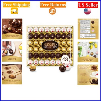 Collection Assorted Hazelnut, Coconut & Dark Chocolate Candies 48 Count