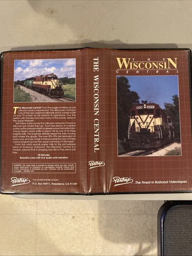 Wisconsin Central 1991 Freight Trains Burlington Northern Railroad Pentrex VHS
