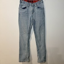 Levi's Boys Youth Jeans 511 Slim Flex Stretch Denim Blue Jeans Size 10