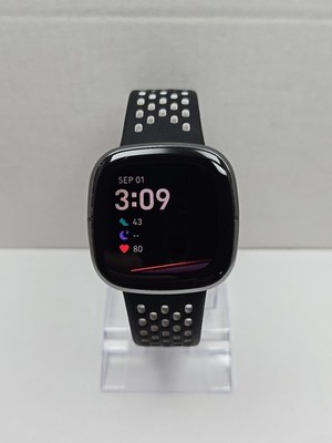 Fitbit Sense FB512 Smartwatch GPS ECG Heart Rate Activity Tracker No Charger