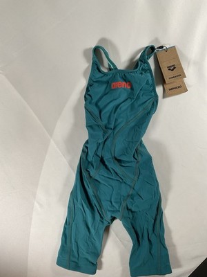 ARENA Powerskin Impulso Open Back Junior Girls  Competition Racing Swimsuit 24