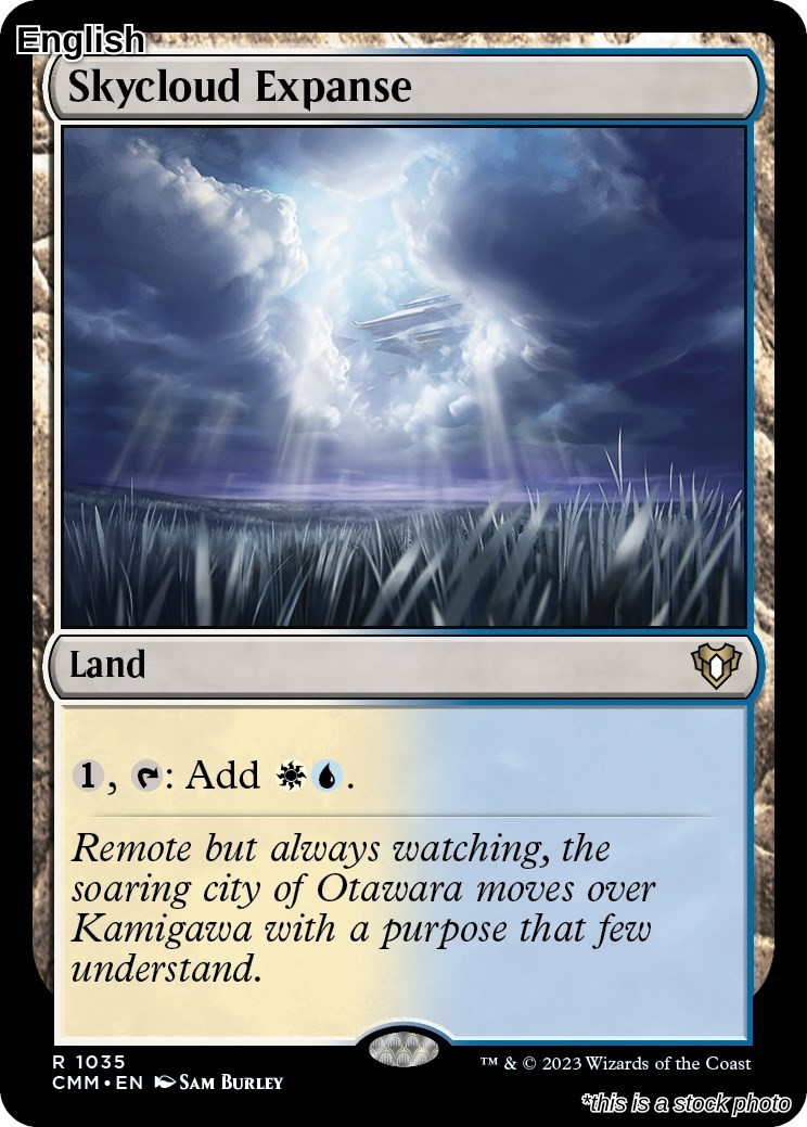 Skycloud Expanse 1035 Commander Masters NM