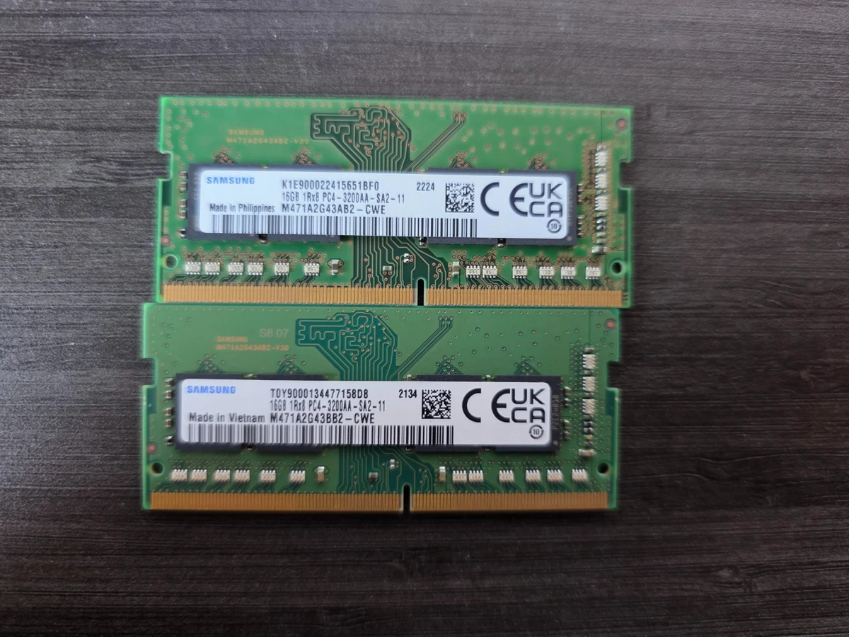 Samsung DDR4 SDRAM 16 GB Capacity per Module Memory (RAM) for sale