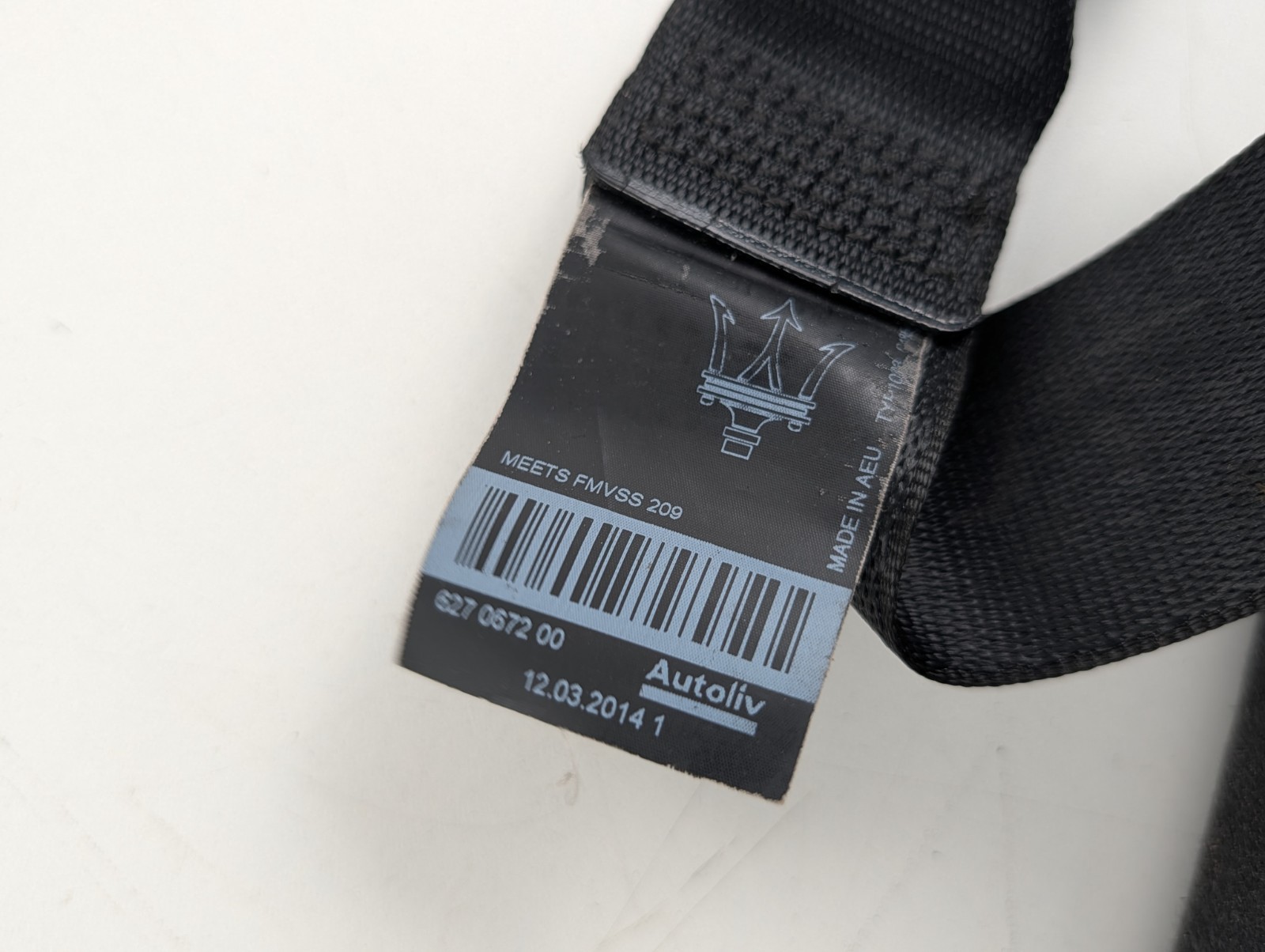 Maserati Ghibli 2014-2020 Front Right Seat belt retractor