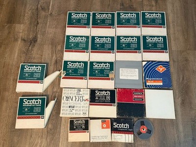 Lot De 2 Bandes Magnétiques SCOTCH Et AGFA Avec Boîtiers - Pour Magnétophone