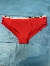 Hello Kitty Red Bikini / Brief Panties Size M NWOT