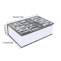 Mini Simulation Buch Geldkassette Sicherheitskassette FüR Zuhause BüRo Neu