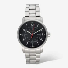 Wenger Swiss Army Men's 01.1641.116 Avenue Black Dial Watch 42 mm MSRP $195