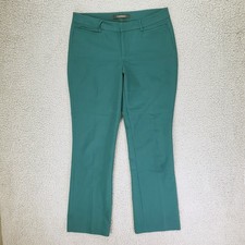 Liverpool Kelsey Trouser Womens 10/30 34x31 Green Bootcut Stretch Work Career