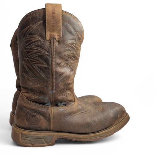 Irish Setter 83923 Marshall Men's 11" Size 11.5 Waterproof Soft Toe Pull-On Work - Afbeelding 6 van 23