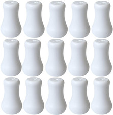 20Pcs White Plastic Cord Tassel Window Blind Cord Knobs Drops Pull End for Roman