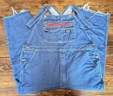 Dickies Blue Denim Bib Overalls Construction Workwear Unisex CA01095
