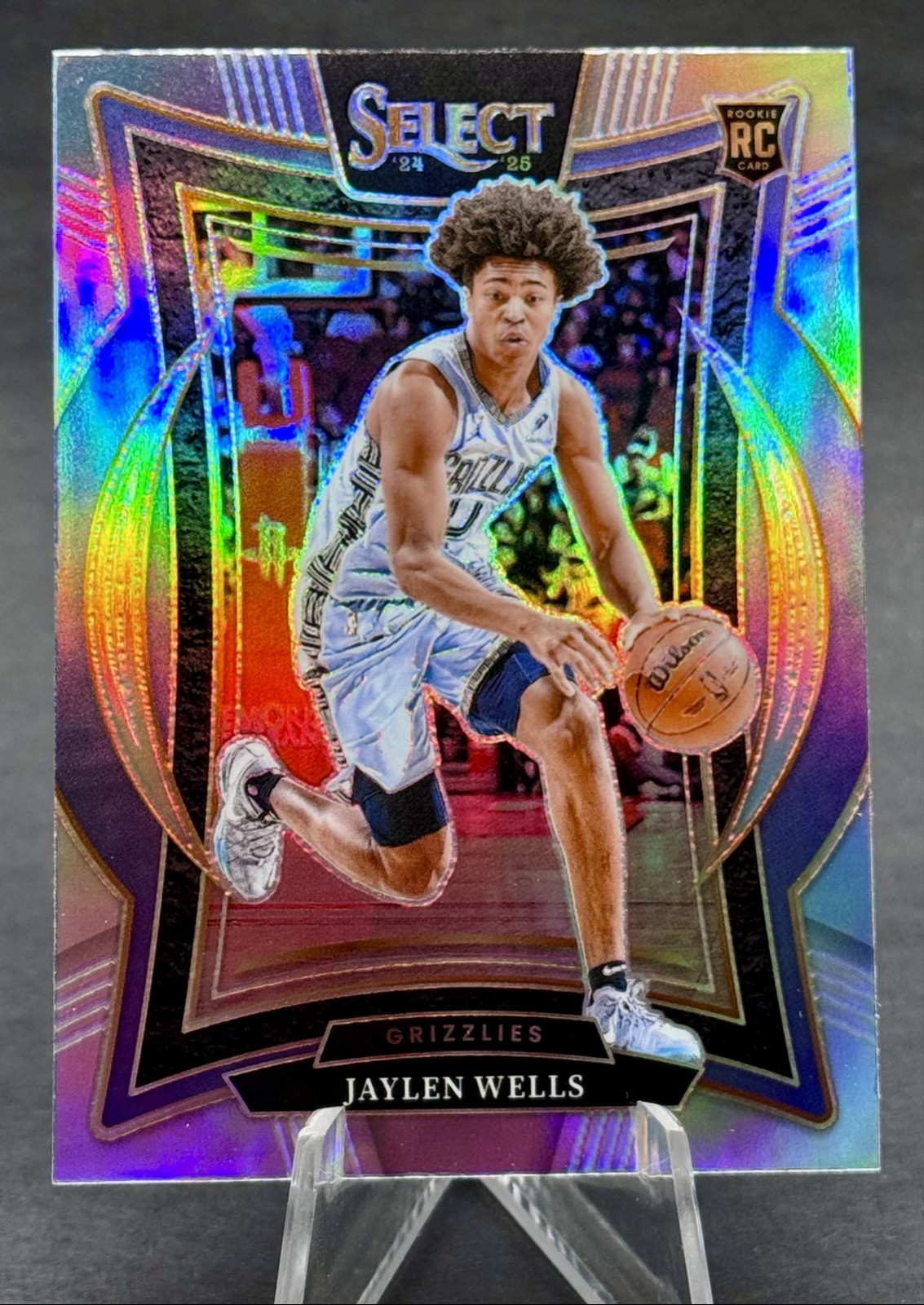 2024-25 Panini Select - Jaylen Wells Rookie Concourse #79 Silver Prizm (RC)
