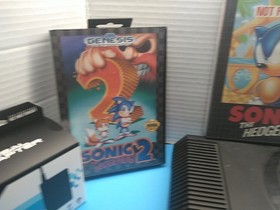 Sega Genesis System 1 W/ 6 Games  All Hookups