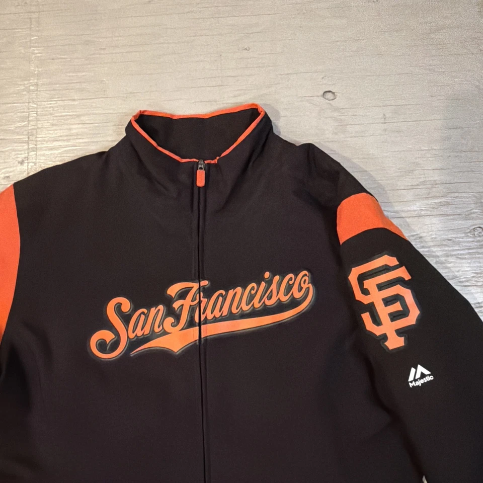 San Francisco Giants Majestic Authentic MLB Therma Base Jacket Women’s Sz Medium - Image 3 of 4