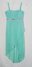 Sweet Storm Mint Green Sparkle Hi-Low Dress – Women’s Size Small