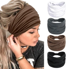 Headbands for Women 7'' Extra Wide Head Bands Non Slip Boho Women’s Hair Band