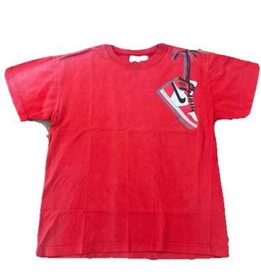 【vintage】JORDAN SHO GRAPHIC T VTG Nike Air Jordan 1 Shoes T-shirt Over Shoulder 1994 Retro