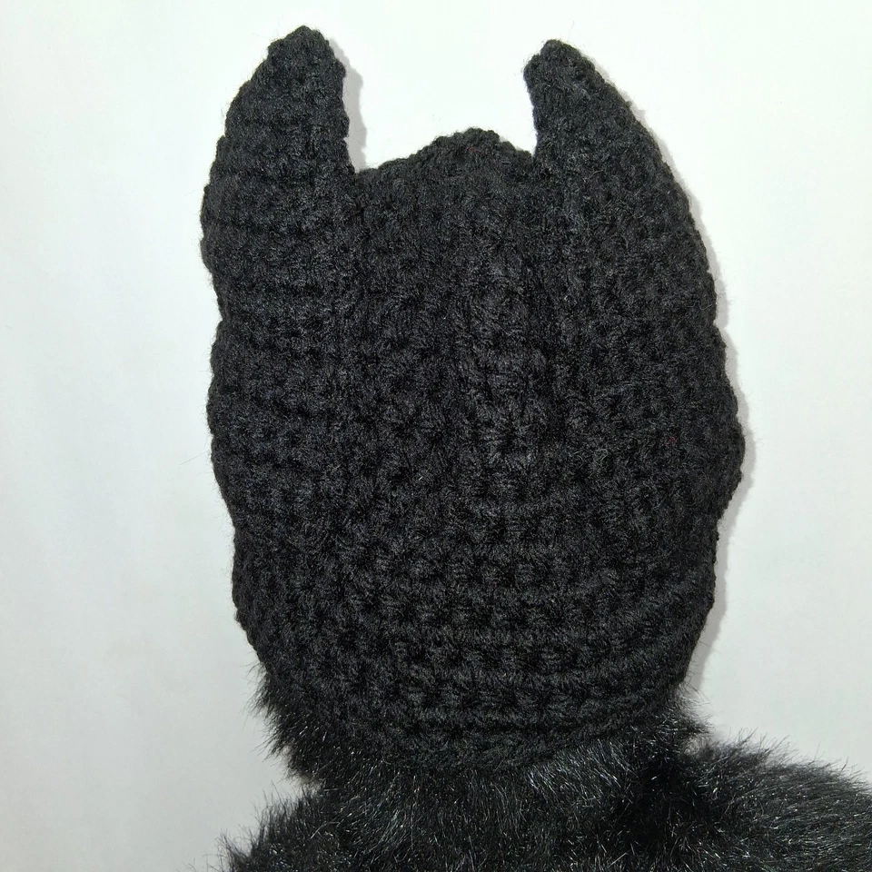 Máscara gorro Batman con orejas de murciélago para bebés/bebés - superhéroe hecho a mano Foto 4 de 4