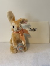 STEIFF Gloria the Springtime Bunny Limited Ed. 150/1500 Easter egg w/Certificate
