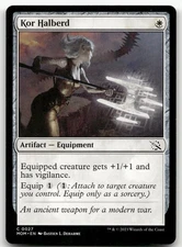 Kor Halberd #27 (NM) March of the Machine MOM Magic MTG