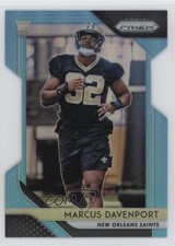 2018 Panini Prizm Rookie Light Blue Prizm 121/199 Marcus Davenport #246 1q0b