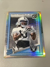 2025 Donruss Optic Silver Holo Rated Rookie #279 Dont’e Thornton Jr Raiders