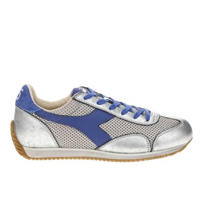 diadora Equipe Stellar Sw Heritage Lace Up  Mens Blue, Silver Sneakers Casual Sh