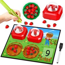 Math Board Games for Kids with Dice Poppers, Math Manipulatives Kindergarten ...