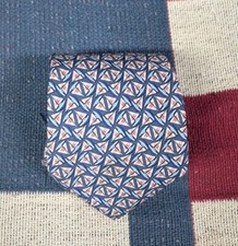 VINEYARD VINES MADE IN U.S.A. BLUE/WHITE/RED BOATS Sailboat TIE