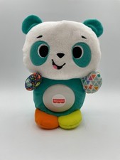 Fisher Price Linkimals Play Together Panda Musical Plush Lights Baby Lovey VIDEO