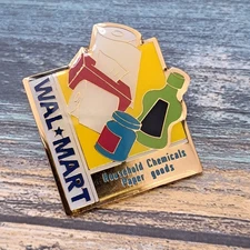 Walmart Associate Employee Pin - Household Chemicals Paper Goods Department