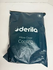 Derila® Cooling Pillowcase. Optimal Temp Control for Perfect Sleep 50x30x10 cm